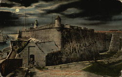 Entrance to Morro Castle Postcard