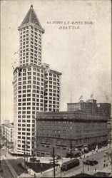 42 Story L.C. Smith Bldg Postcard