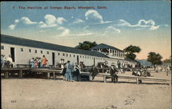 The Pavilion at Compo Beach Postcard