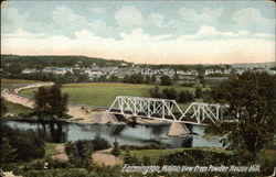 View from Powder House Hill Postcard