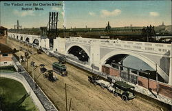 The Viaduct over the Charles River Postcard