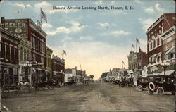 Dakota Avenue Looking North Postcard