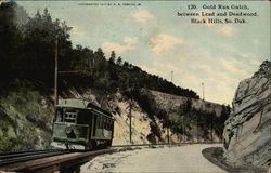 Gold Run Gulch, between Lead and Deadwood Gold Run Gulch, between Lead and Deadwood