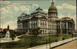 Indiana State Capitol Indianapolis, IN Postcard Postcard