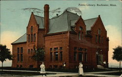 Public Library Rochester, MN Postcard Postcard