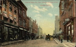 View of Main Street, Corner 10th Street, looking down View of Main Street, Corner 10th Street, looking down