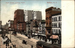 Main Street, Looking North Postcard