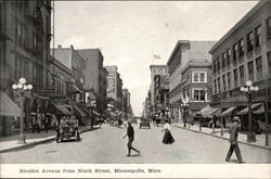 Nicollet Avenue from Ninth Street Postcard
