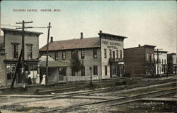 Railroad Avenue View Postcard