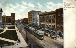 East Side Square Bloomington, IL Postcard Postcard