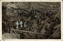 Edwards Valley, Great Onyx Cave Postcard