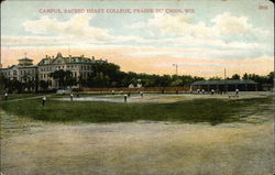 Campus, Sacred Heart College Prairie du Chien, WI Postcard Postcard