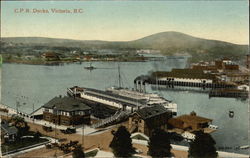 C.P.R. Docks Postcard