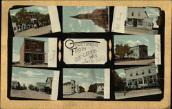 Greetings from St. Cloud Wis Postcard