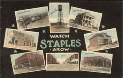 Watch Staples Grow Postcard