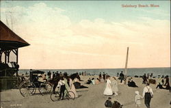 Salisbury Beach Massachusetts Postcard Postcard