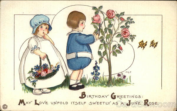 Birthday Greetings Margaret E. Price Children