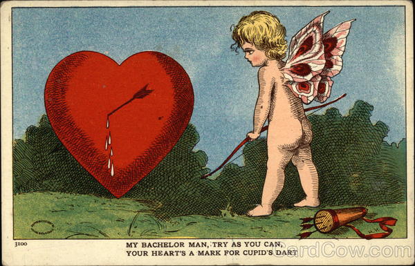 My Bachelor Man, Try as You Can Your Heart's a Mark for Cupid's Dart