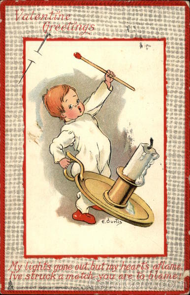 Valentine Greetings E. Curtis Children