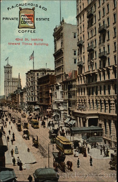 F. A. Cauchois & Co. Private Estate Coffee Advertising