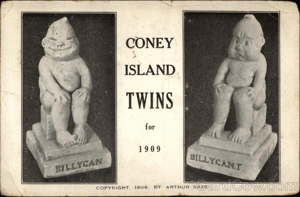 Coney Island Twins for 1909 Advertising