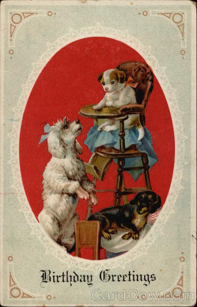 Birthday Greetings Dogs
