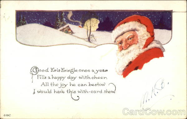 Good Kris Kringle Once a Year Santa Claus