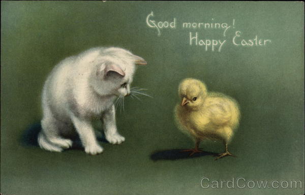 Good Morning! Happy Easter With Chicks