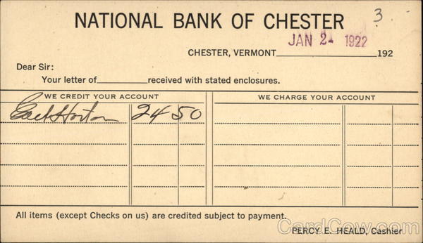 National Bank of Chester Vermont
