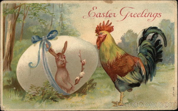 Easter Greetings Eggs