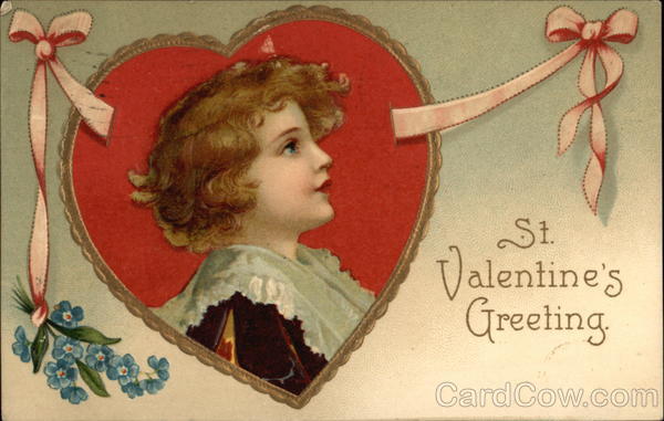 St. Valentine's Greeting Ellen Clapsaddle Children
