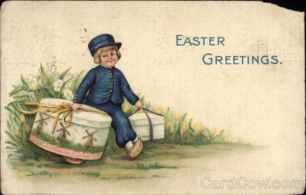 Easter Greetings With Children