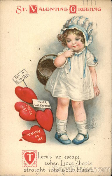 St. Valentine Greeting Ellen Clapsaddle Children