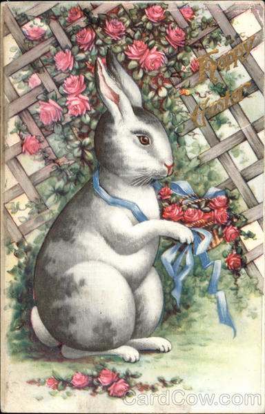 Happy Easter With Bunnies