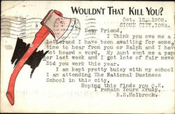 Wouldn't That Kill You? Postcard