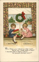 Christmas Greetings Postcard