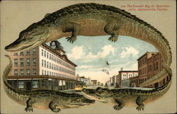 The Everett Bay St. East from Julia Jacksonville, FL Postcard Postcard