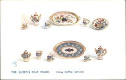 The Queen's Dolls' House UK Tuck's Oilette Series Postcard Postcard