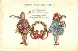 Christmas Greetings Postcard