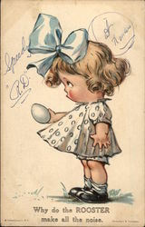 Why Do the Rooster Make All the Noise Postcard