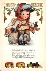 Christmas Greeting Postcard