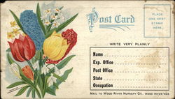 Woodside River Nursery Co Wood River, NE Advertising Postcard Postcard