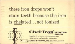 Chel-Iron* Pediatric Iron Drops Postcard