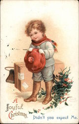 A Joyful Christmas Postcard