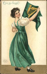 Erin Go Bragh St. Patrick's Day Postcard Postcard