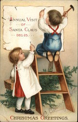 Christmas Greetings Postcard