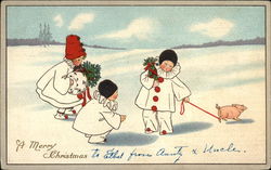 A Merry Christmas Postcard