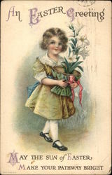 An Easter Greeting Postcard