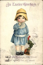 An Easter Greeting Postcard