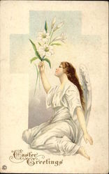 Easter Greetings Postcard